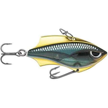 Rapala RapV Blade 5, 2 38 Oz, Vmc 6 And 8 Hooks, Metal Frame, Carbon RVB05CBN
